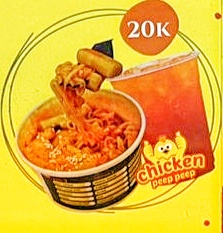 Rapokki + Es Teh Manis